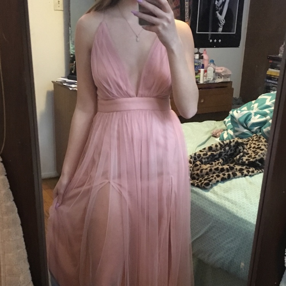 peony floor length dress